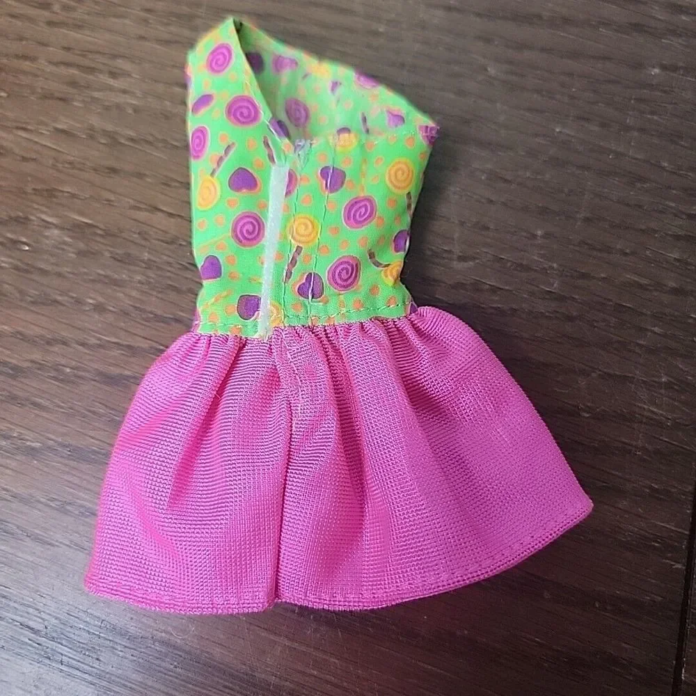 Vintage 1994 Barbie Sweet‎ N Pretty Barbie Fashions Outfit Dress (Tutti Frutti)